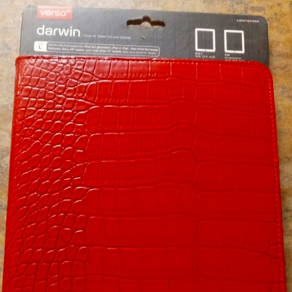 varso Other - Varso Darwin cover for ipad or unversal tablets red croc skin
